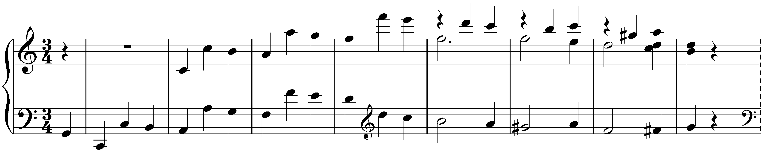 Allegretto in C minor, Hess 66