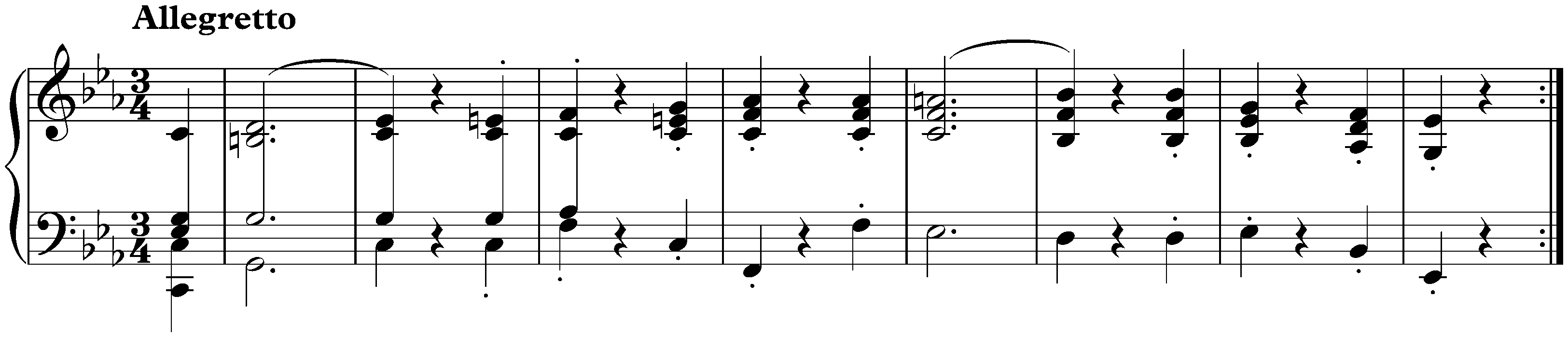 Allegretto in C minor, WoO 53