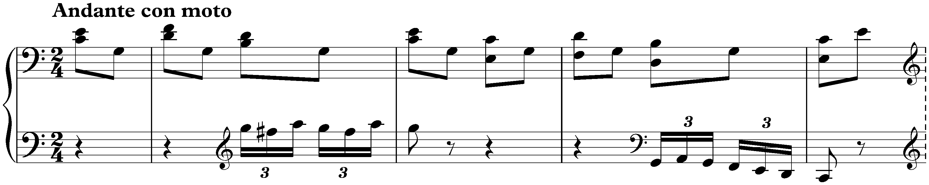 Eleven Bagatelles, op. 119; 2. C major