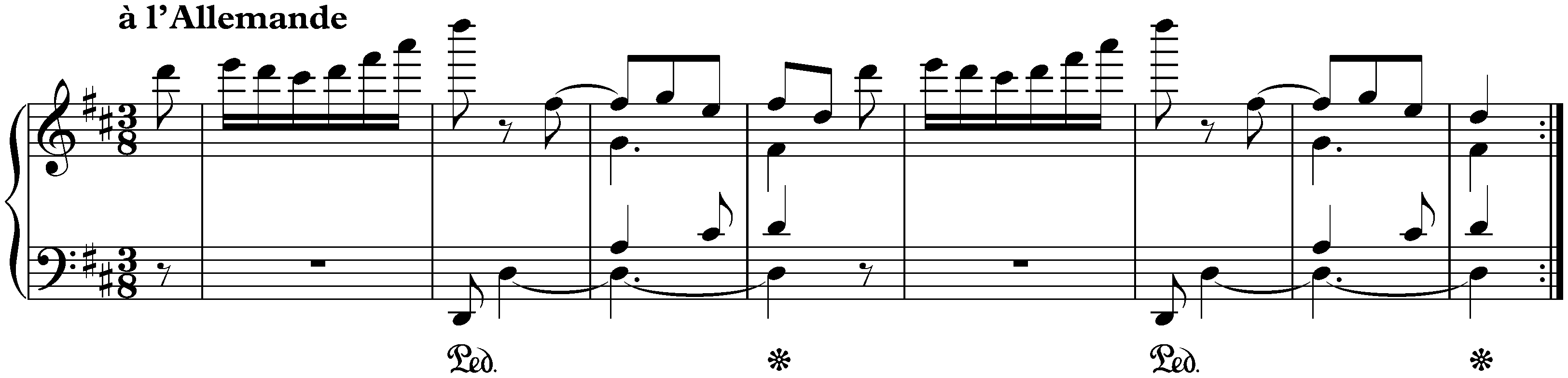 Eleven Bagatelles, op. 119; 3. D major