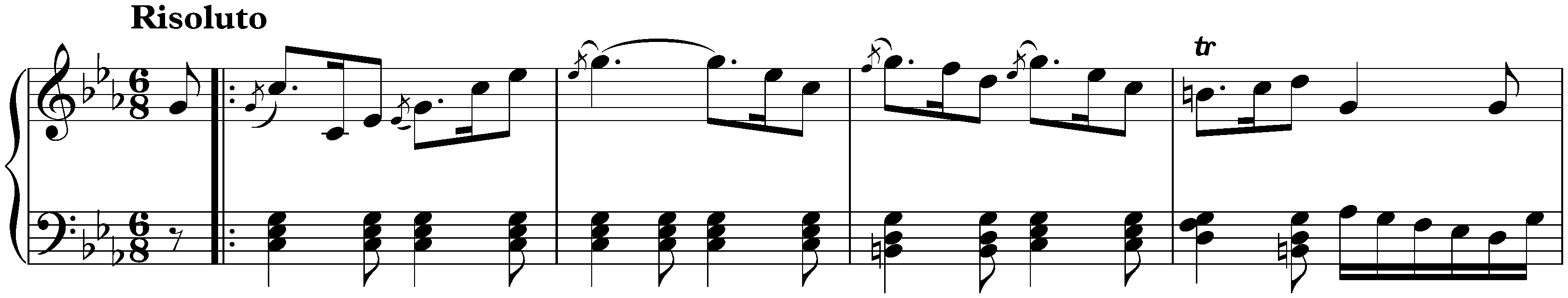 Eleven Bagatelles, op. 119; 5. C minor
