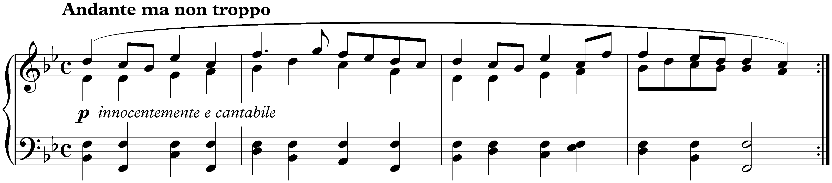 Eleven Bagatelles, op. 119; 11. B-flat major