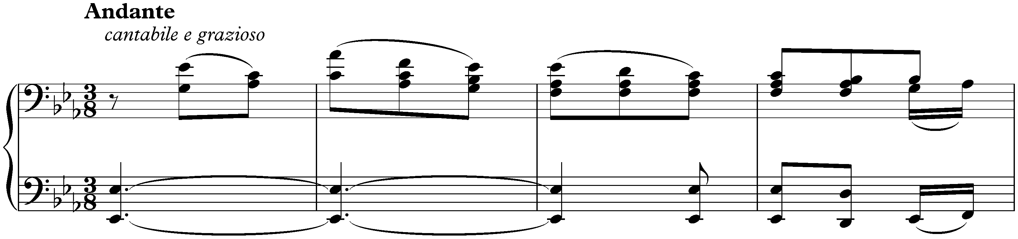 Six Bagatelles, op. 126; 3. E-flat major