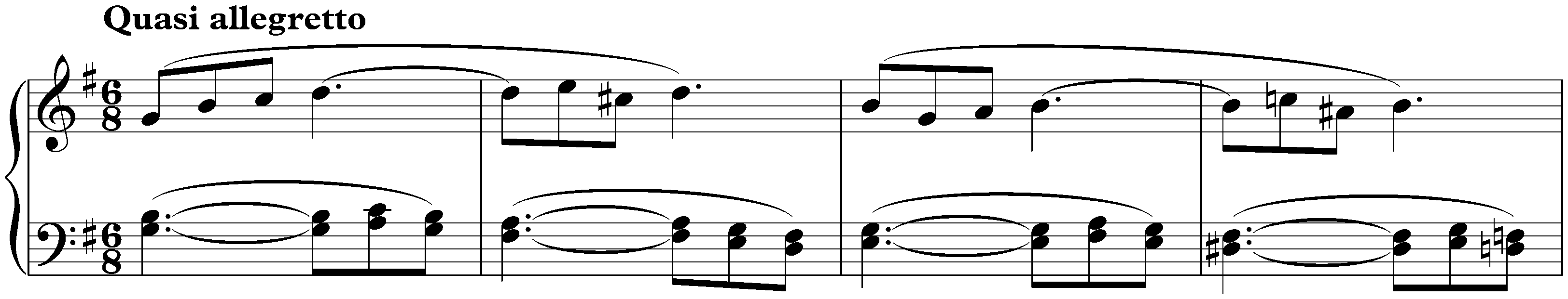 Six Bagatelles, op. 126; 5. G major