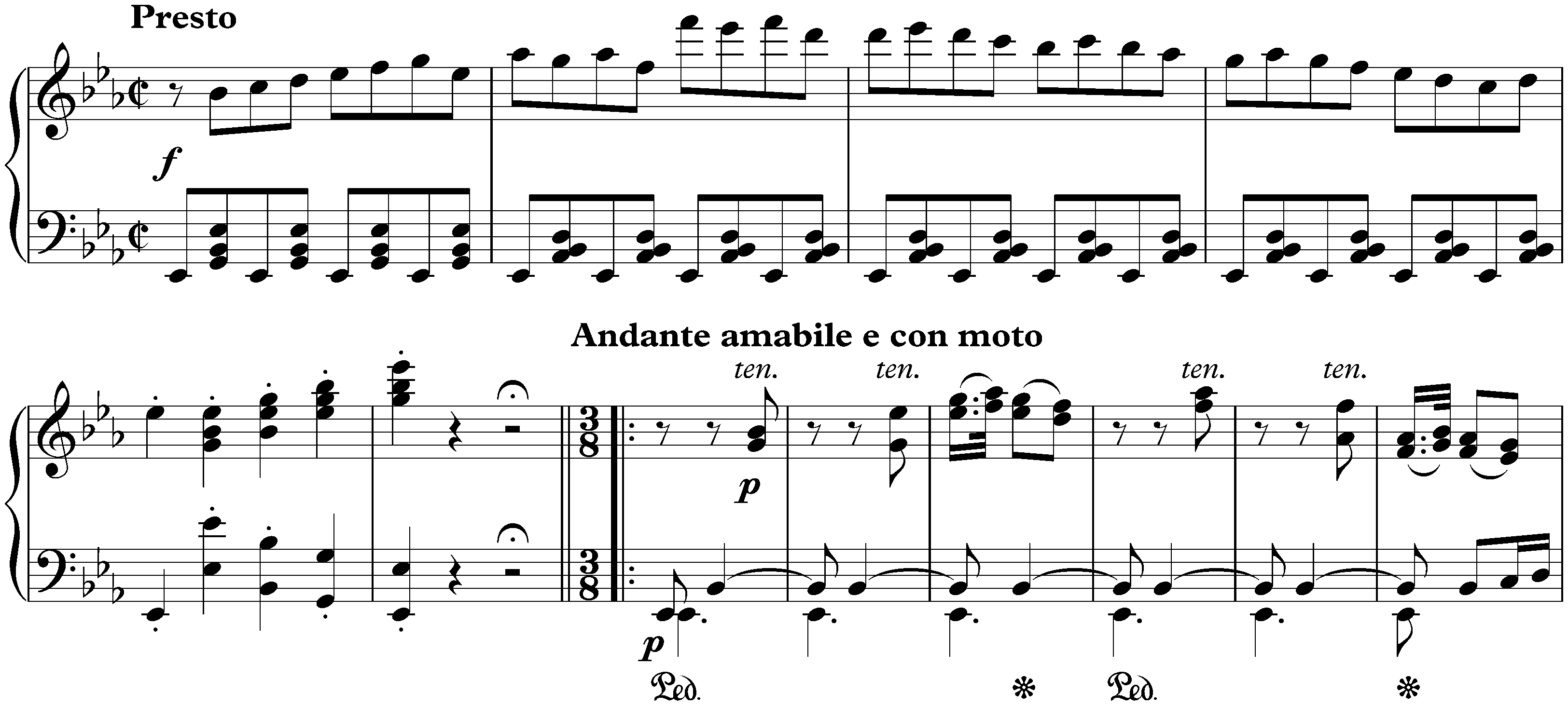 Six Bagatelles, op. 126; 6. E-flat major