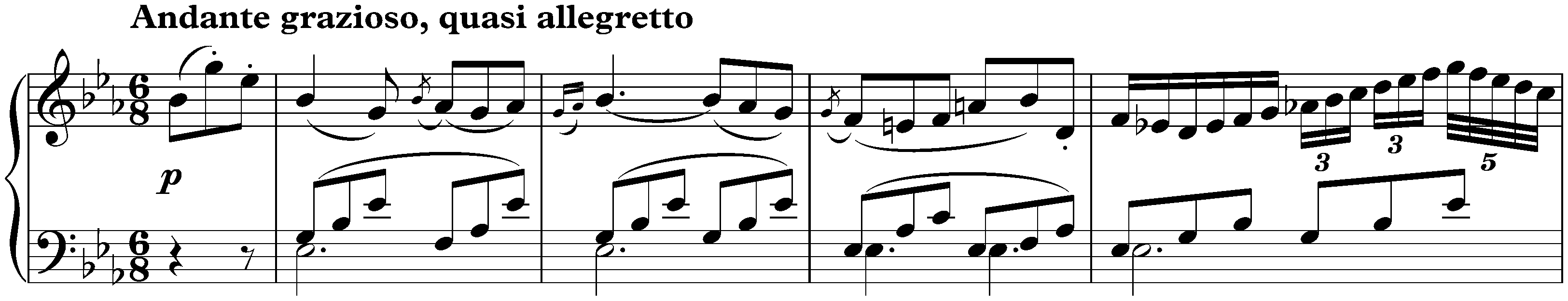 Seven Bagatelles, op. 33; 1. E-flat major