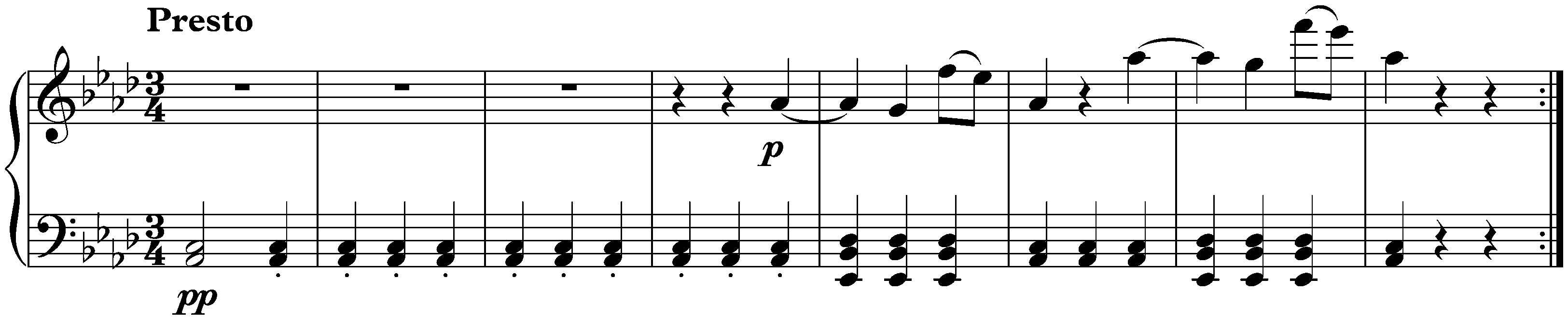Seven Bagatelles, op. 33; 7. A-flat major
