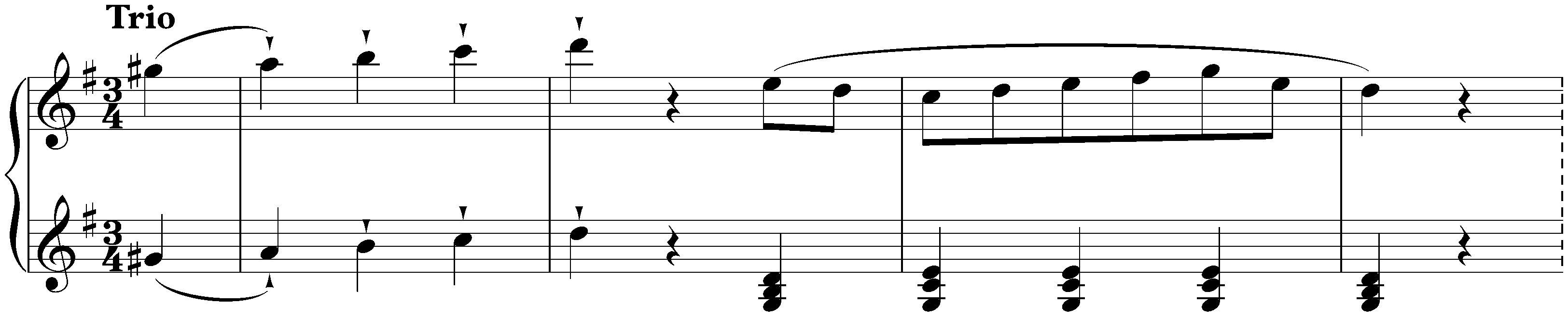 Twelve deutsche Tänze, WoO 13; 3. G major