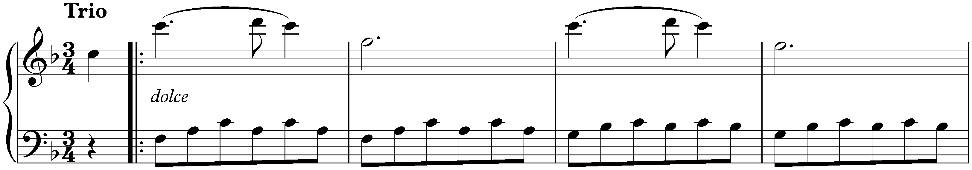 Twelve deutsche Tänze, WoO 13; 5. F major