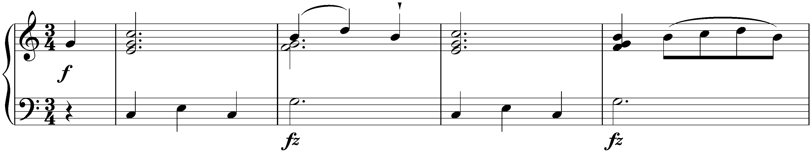 Twelve deutsche Tänze, WoO 13; 10. C major