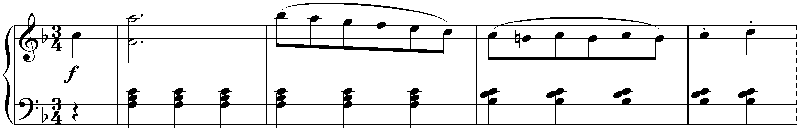 Twelve deutsche Tänze, WoO 8; 3. F major