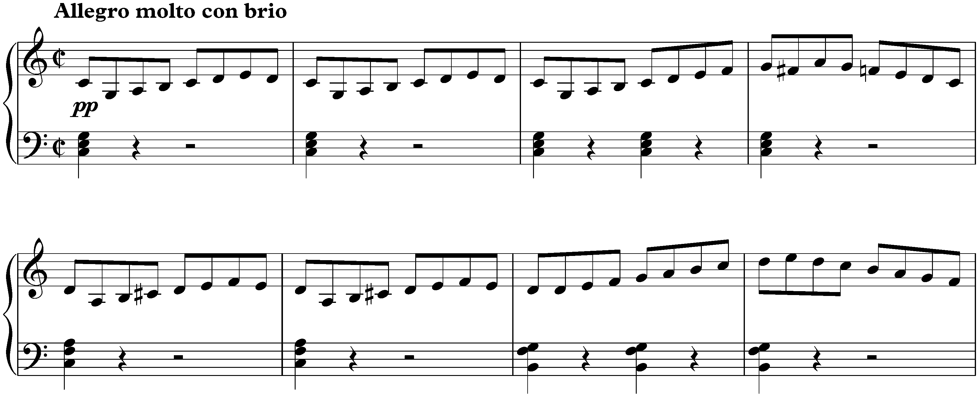 Die Geschöpfe des Prometheus, op. 43; 1. Overtura: Adagio – Allegro molto con brio