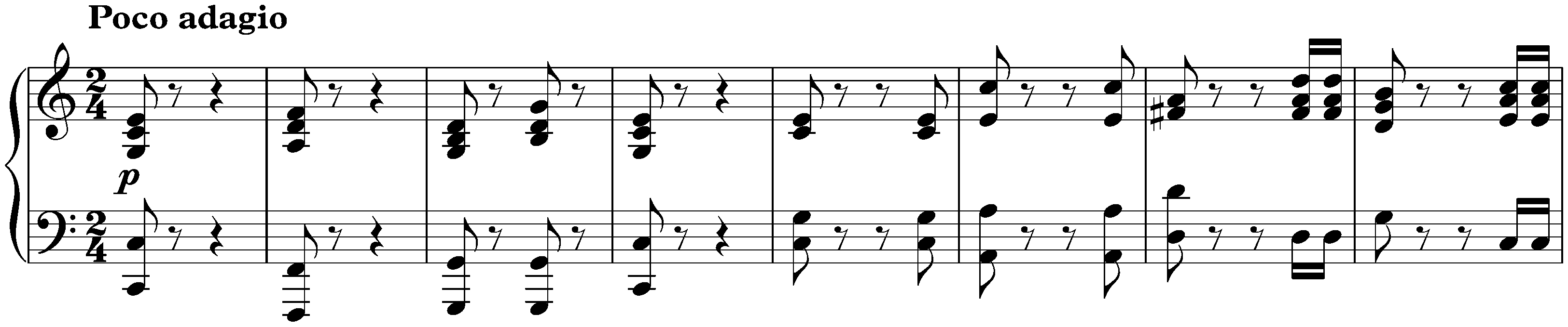 Die Geschöpfe des Prometheus, op. 43; 3. (1.) Poco adagio – Allegro con brio