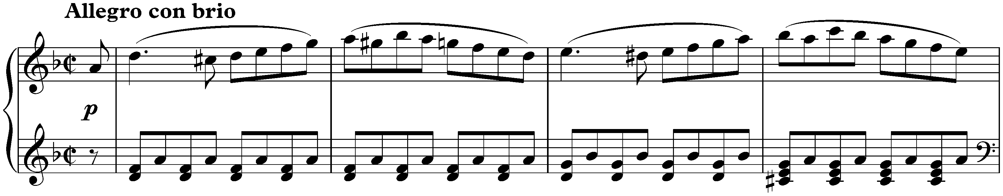 Die Geschöpfe des Prometheus, op. 43; 4. (2.) Adagio – Allegro con brio