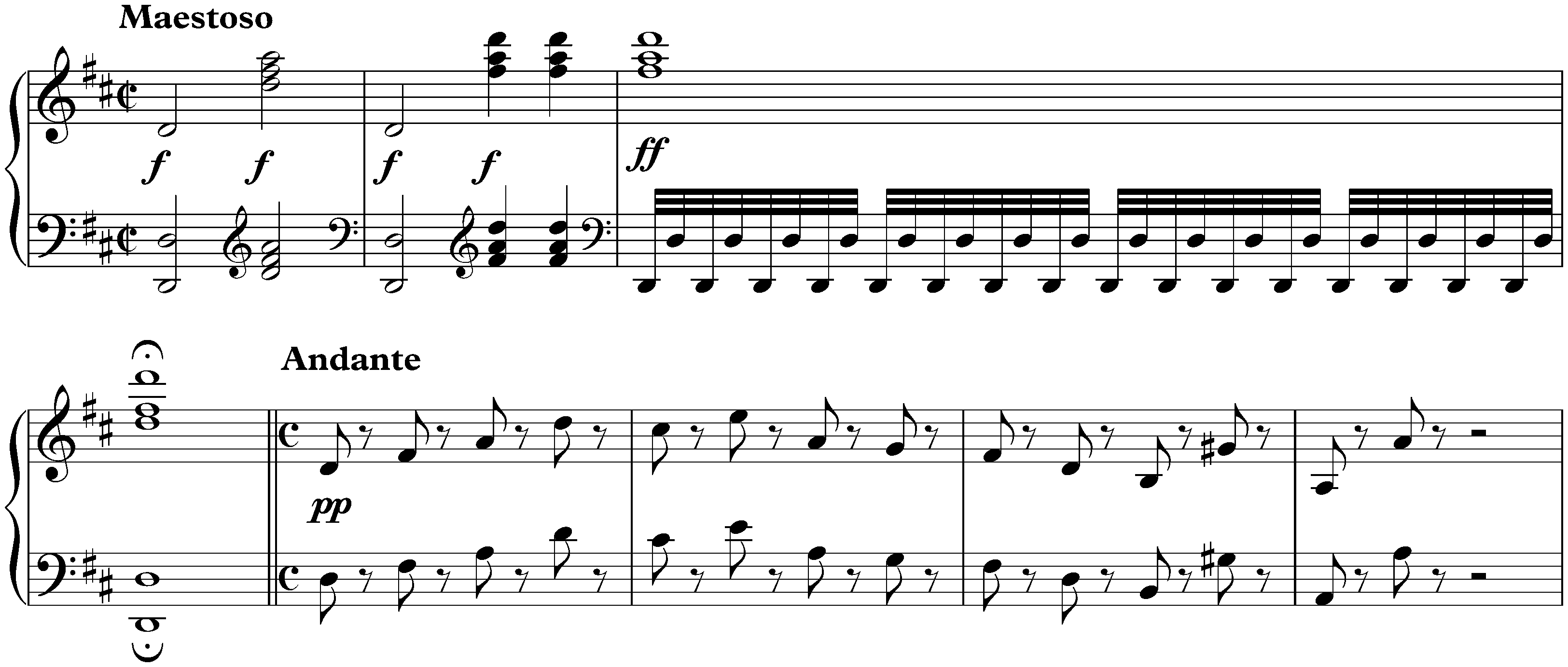 Die Geschöpfe des Prometheus, op. 43; 6. (4.) Maestoso – Andante