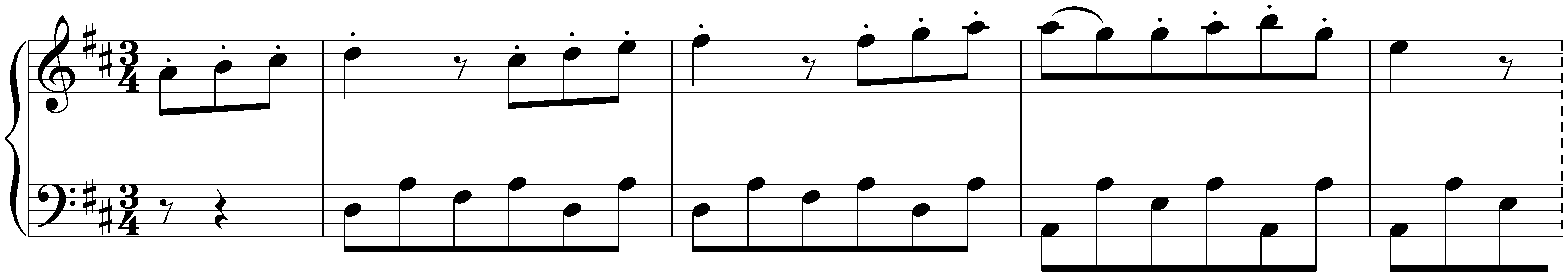 Seven ländlerische Tänze, WoO 11; 2. D major
