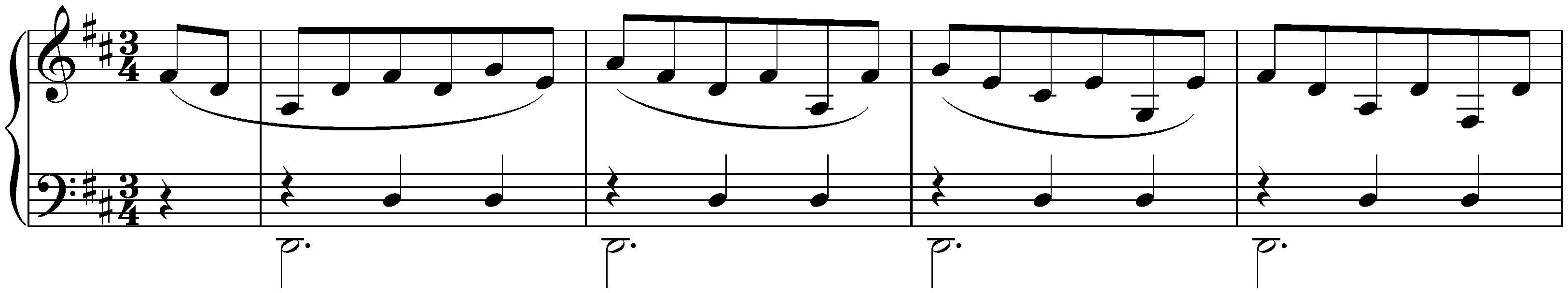 Seven ländlerische Tänze, WoO 11; 3. D major