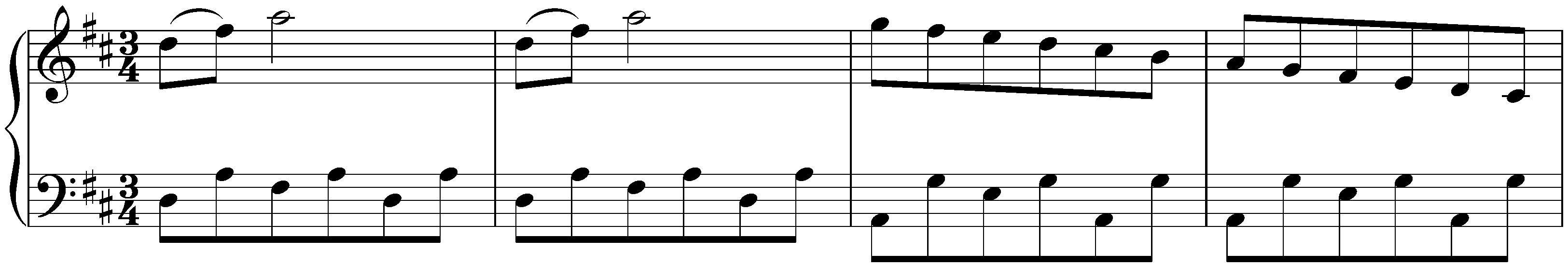 Seven ländlerische Tänze, WoO 11; 4. D major