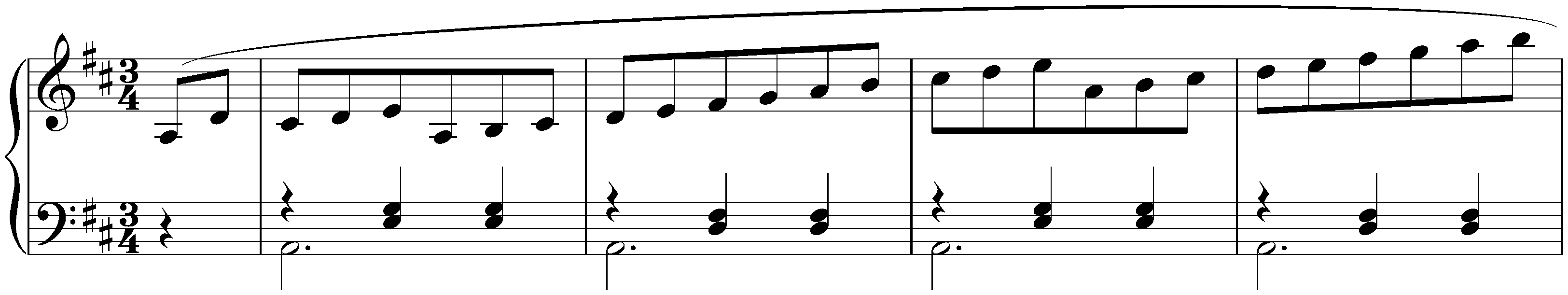 Seven ländlerische Tänze, WoO 11; 5. D major