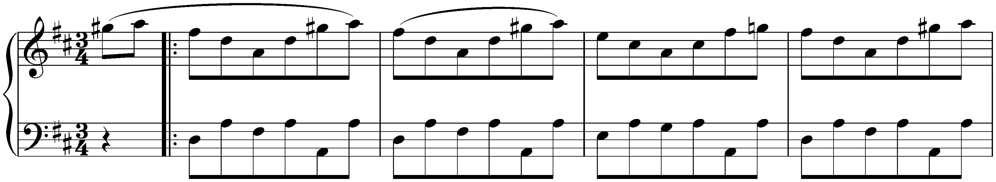 Seven ländlerische Tänze, WoO 11; 6. D major