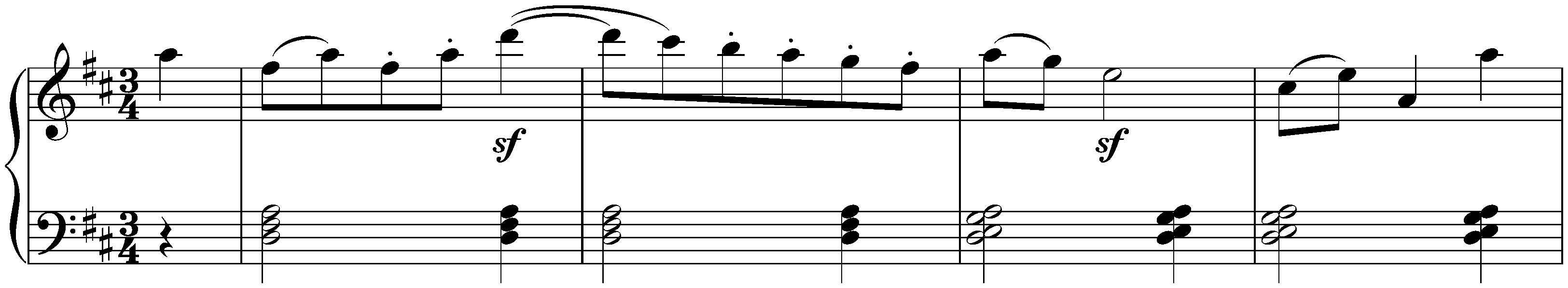 Six ländlerische Tänze, WoO 15; 1. D major