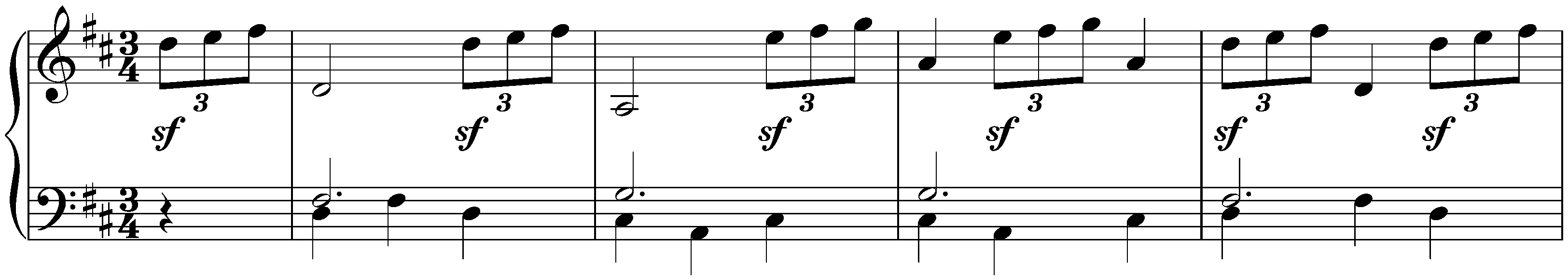 Six ländlerische Tänze, WoO 15; 5. D major