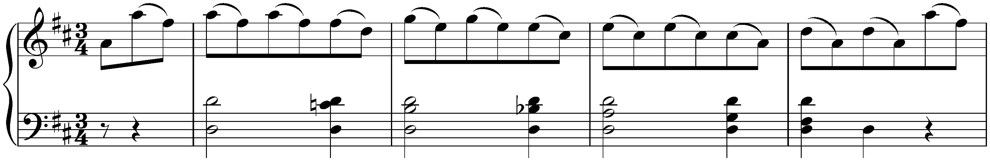 Six ländlerische Tänze, WoO 15; 6. D major