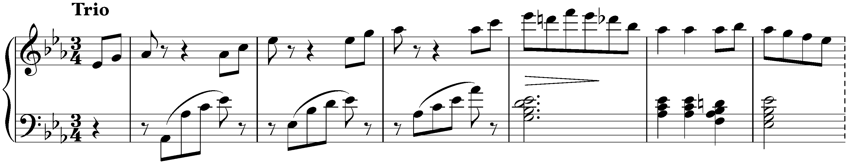 Minuet in E-flat major, WoO 82