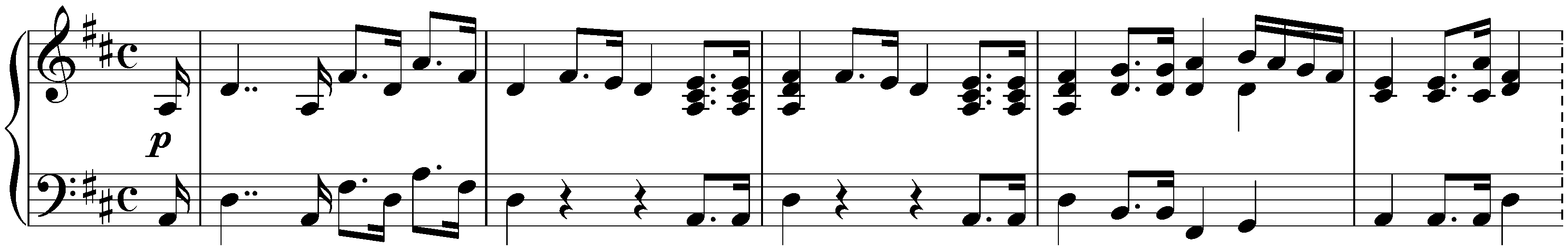 Musik zu einem Ritterballett, WoO 1; 1. Marsch
