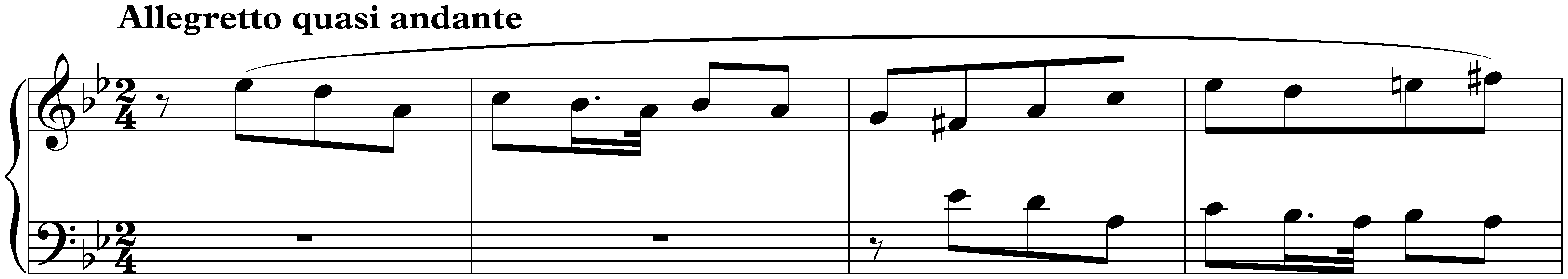 Piece in G minor, WoO 61a