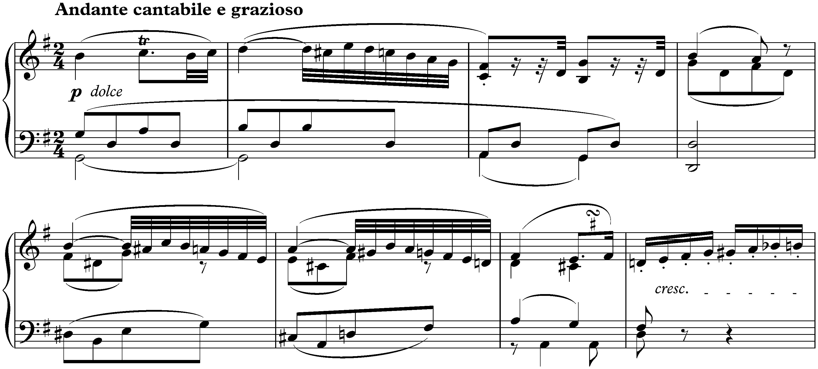 Two Rondos, op. 51; 2. G major