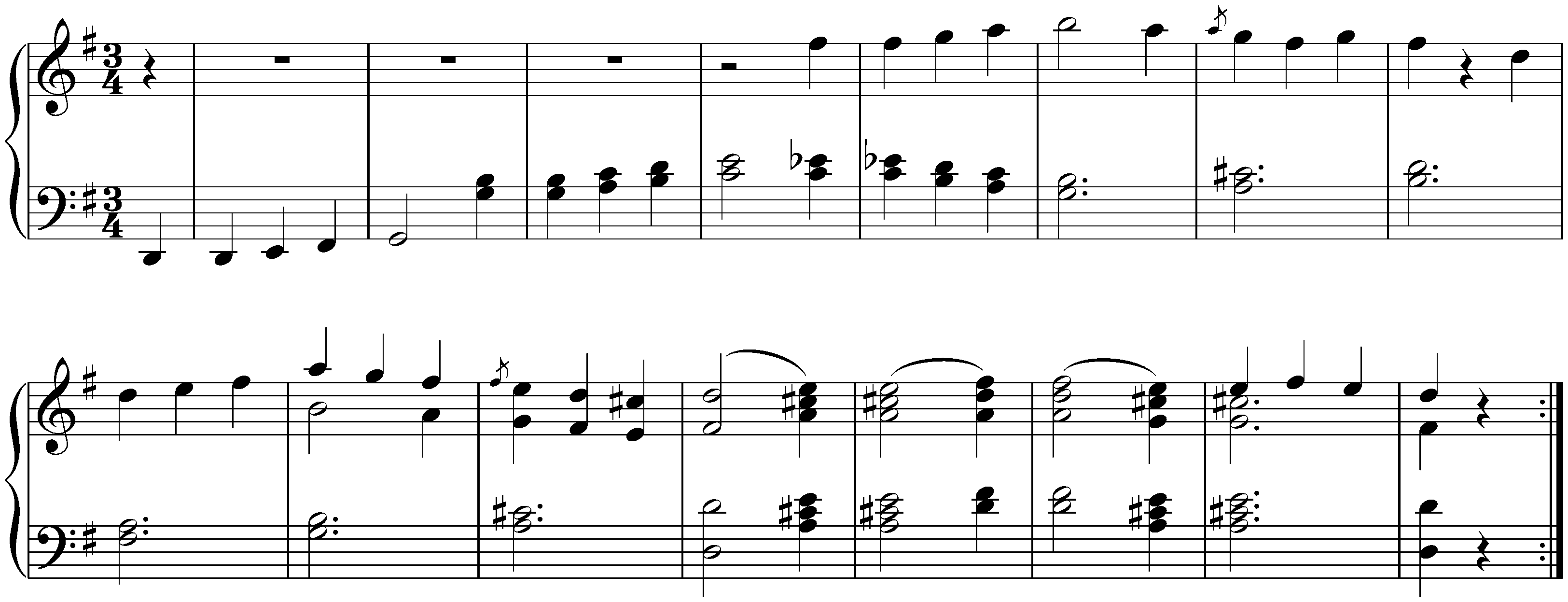 Scherzo from the piano trio in G major, op. 1 no. 2