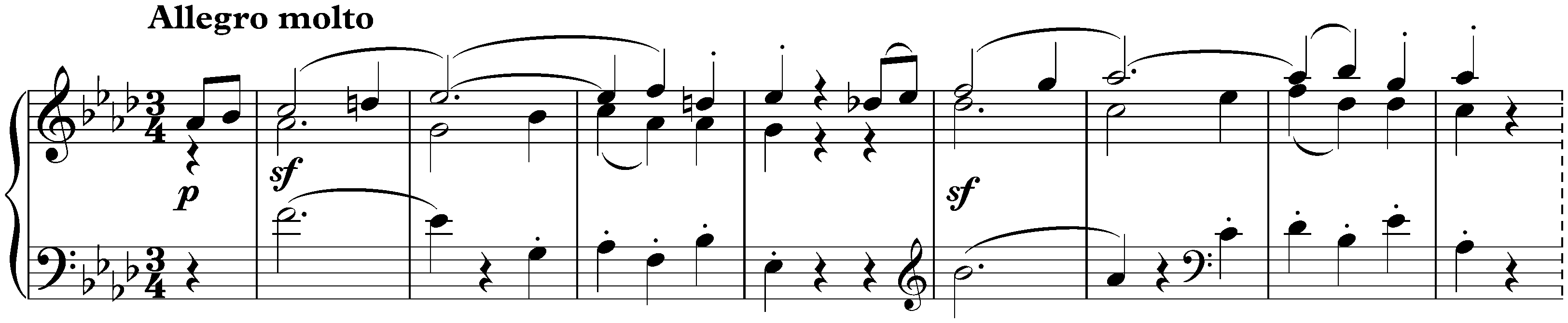 Sonata no. 12 in A-flat major, op. 26; 2. Scherzo: Allegro molto