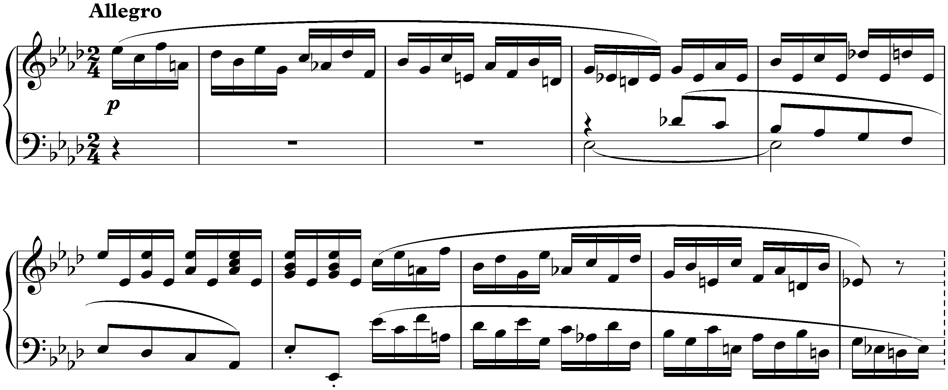 Sonata no. 12 in A-flat major, op. 26; 4. Allegro