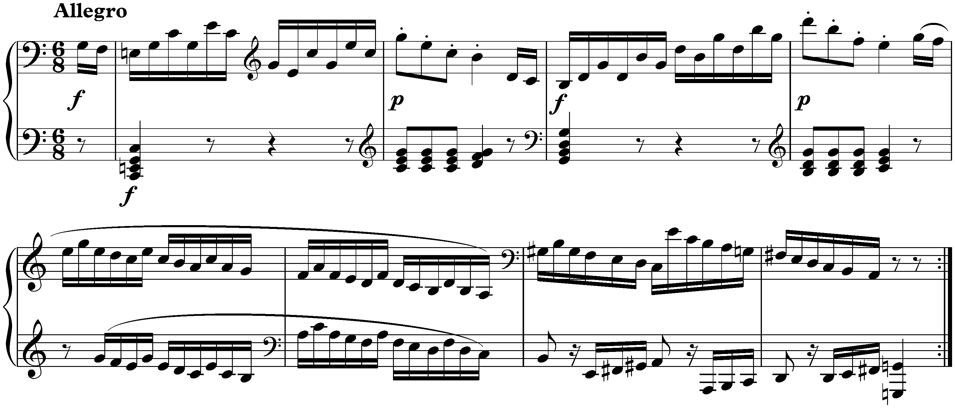 Sonata no. 13 in E-flat major, op. 27 no. 1; 1. Andante – Allegro – Tempo I