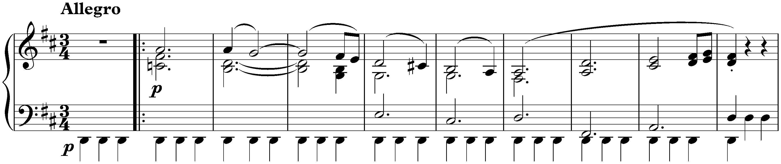 Sonata no. 15 in D major, op. 28 (Pastorale); 1. Allegro