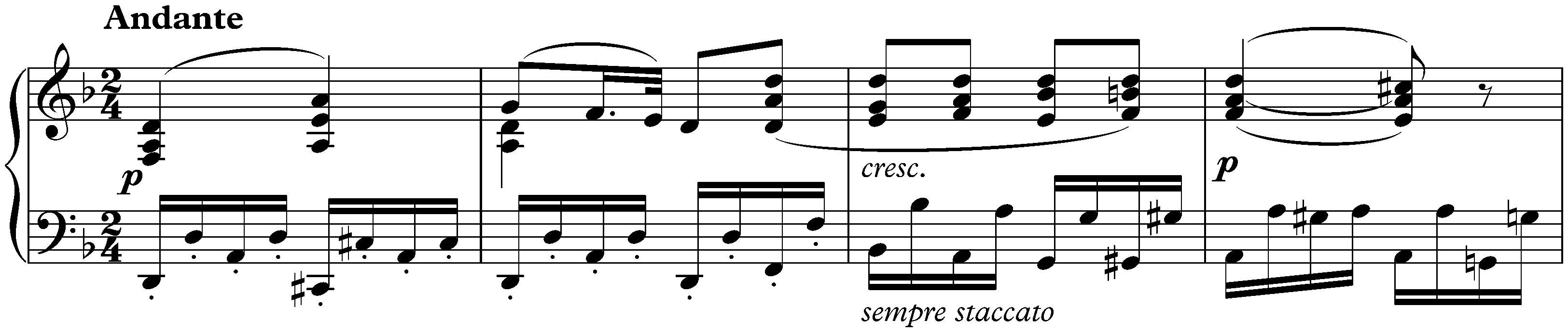 Sonata no. 15 in D major, op. 28 (Pastorale); 2. Andante