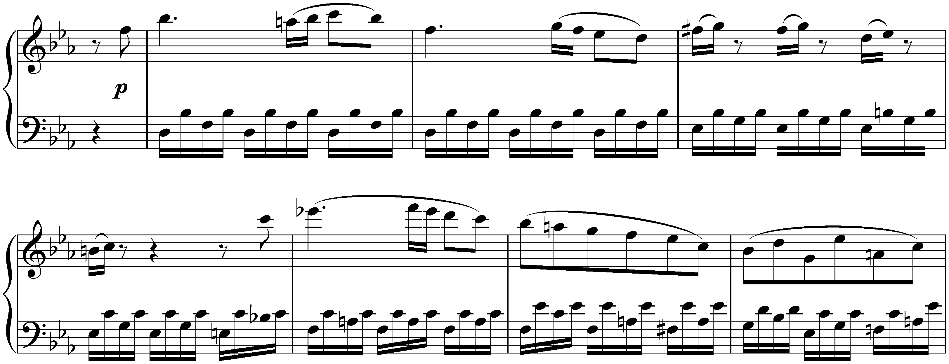 Sonata no. 18 in E-flat major, op. 31 no. 3; 1. Allegro