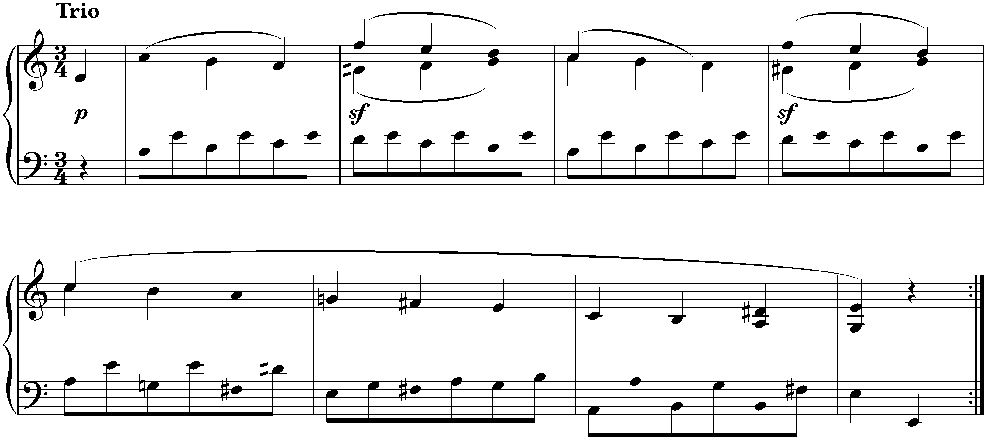 Sonata no. 2 in A major, op. 2 no. 2; 3. Scherzo: Allegretto