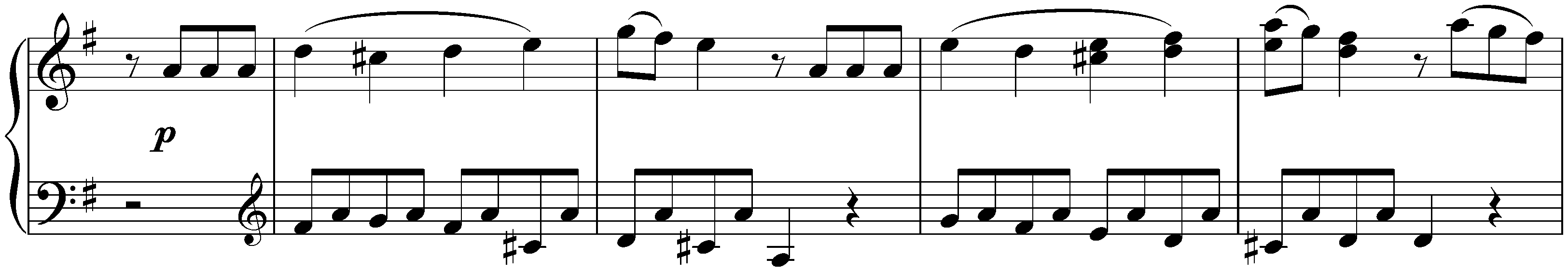 Sonata no. 20 in G major, op. 49 no. 2; 1. Allegro, ma non troppo