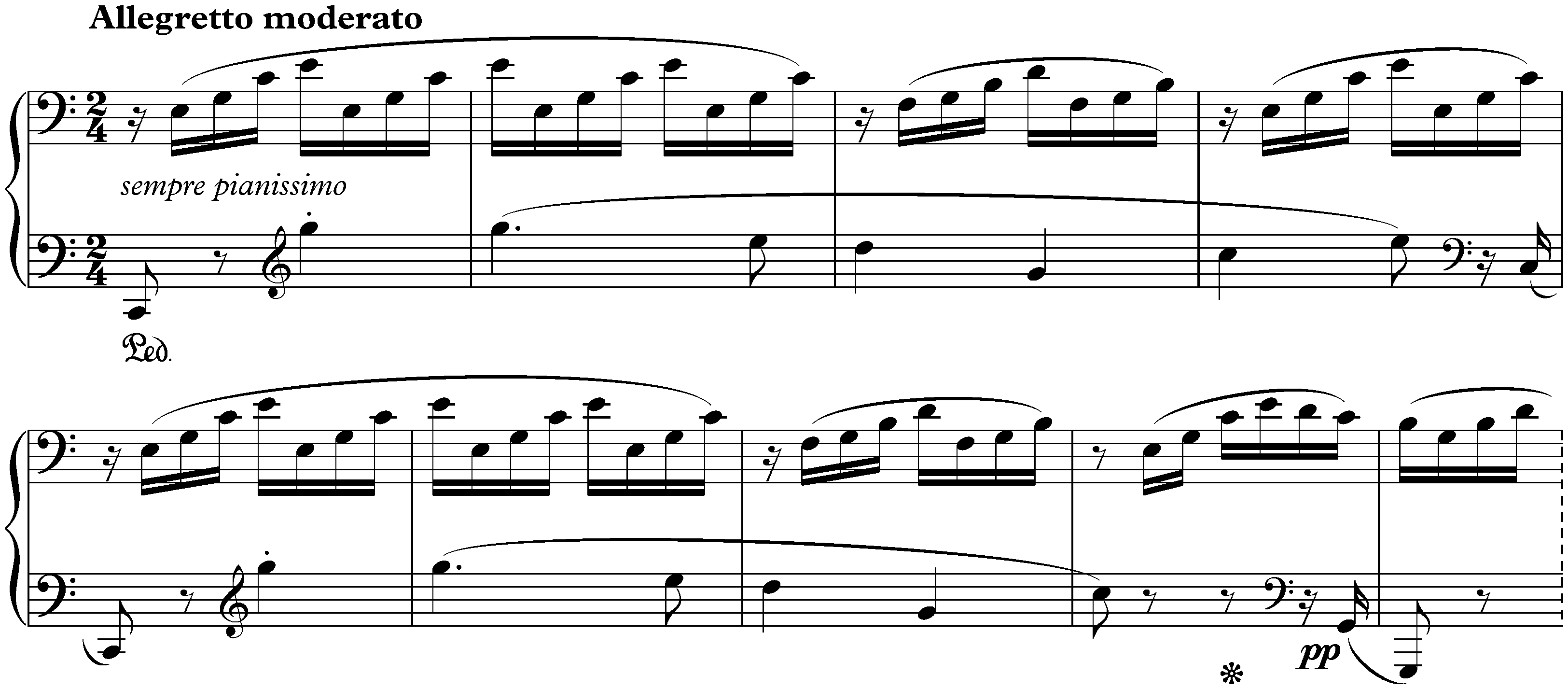 Sonata no. 21 in C major, op. 53 (Waldstein); 3. Rondo: Allegretto moderato – Prestissimo