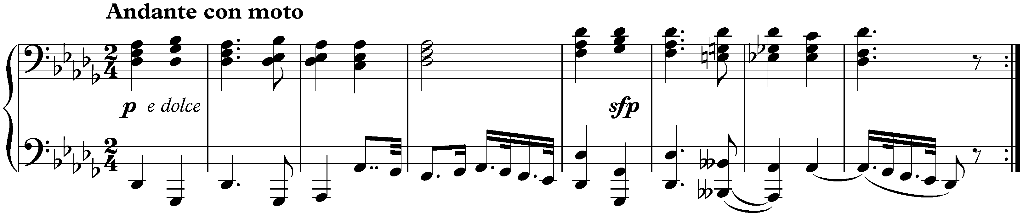 Sonata no. 23 in F minor, op. 57 (Appassionata); 2. Andante con moto