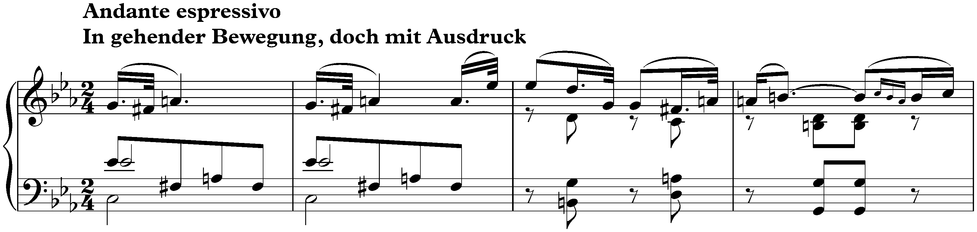 Sonata no. 26 in E-flat major, op. 81a (Les Adieux); 2. Die Abwesenheit (L’Absence): Andante espressivo