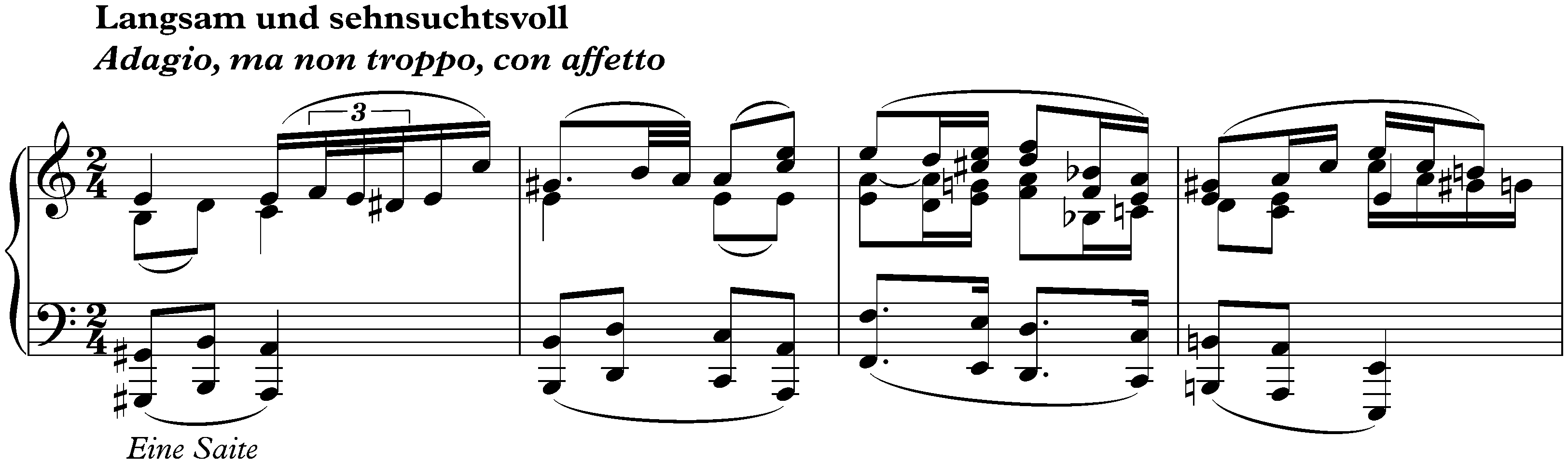 Sonata no. 28 in A major, op. 101; 3. Langsam und sehnsuchtsvoll