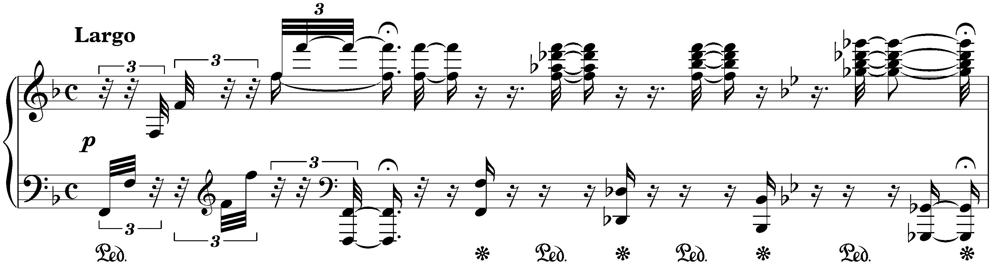 Sonata no. 29 in B-flat major, op. 106 (Hammerklavier); 4. Largo – Allegro risoluto
