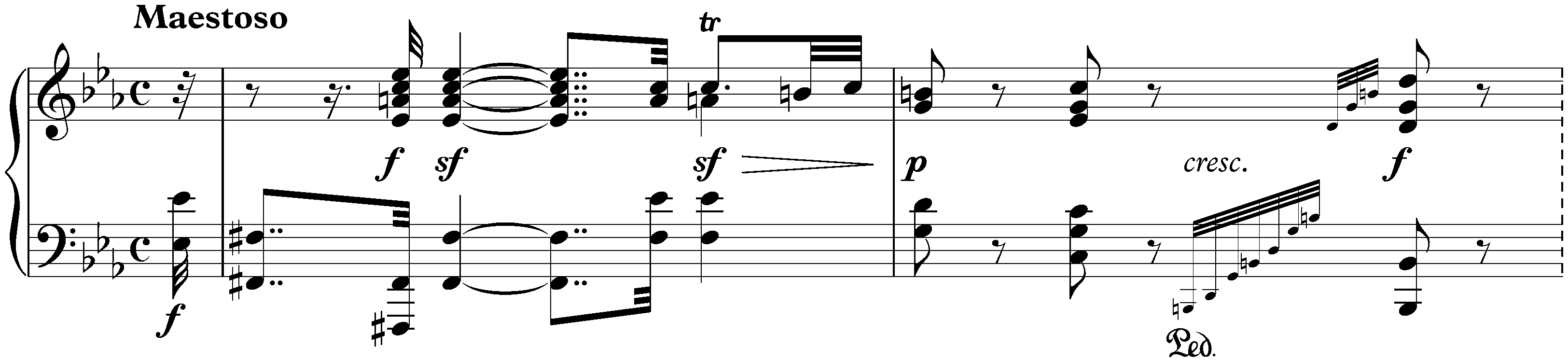 Sonata no. 32 in C minor, op. 111; 1. Maestoso – Allegro con brio ed appassionato