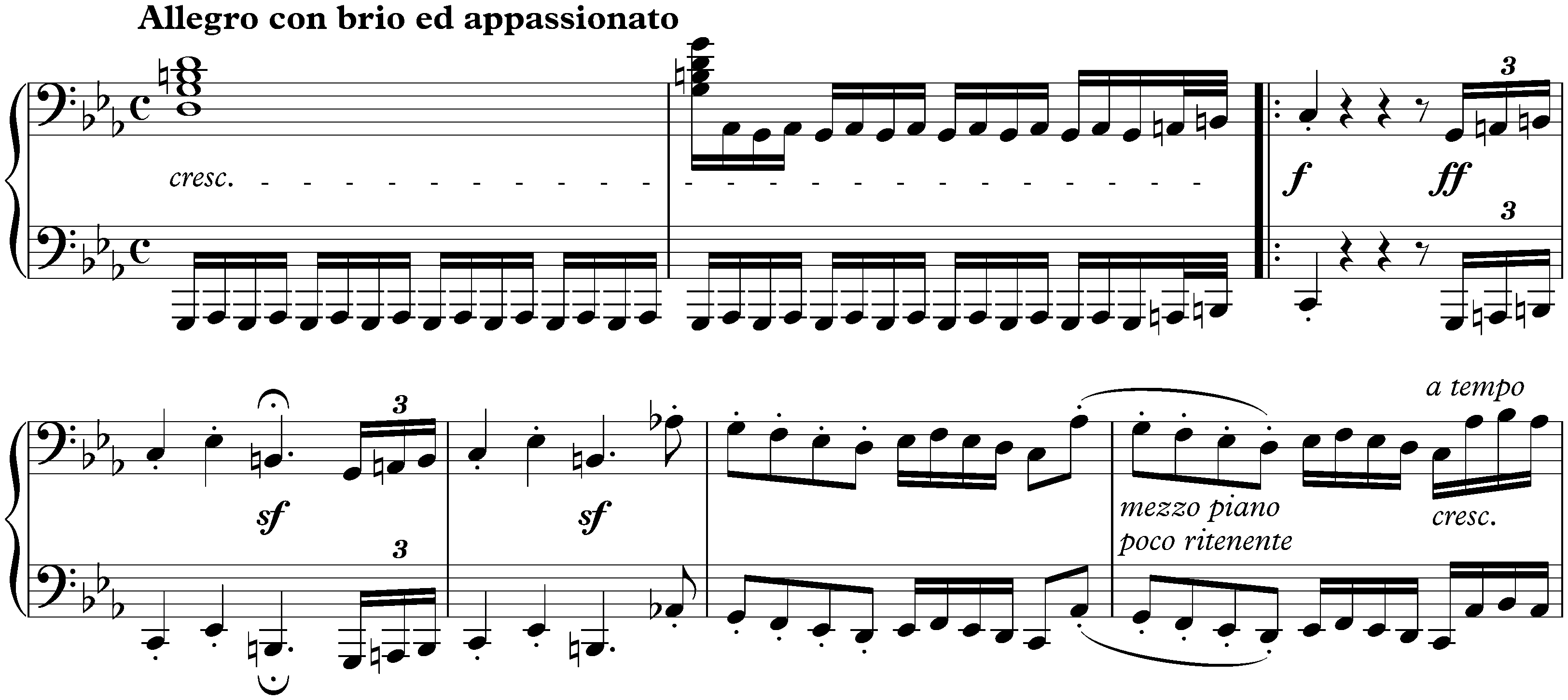 Sonata no. 32 in C minor, op. 111; 1. Maestoso – Allegro con brio ed appassionato
