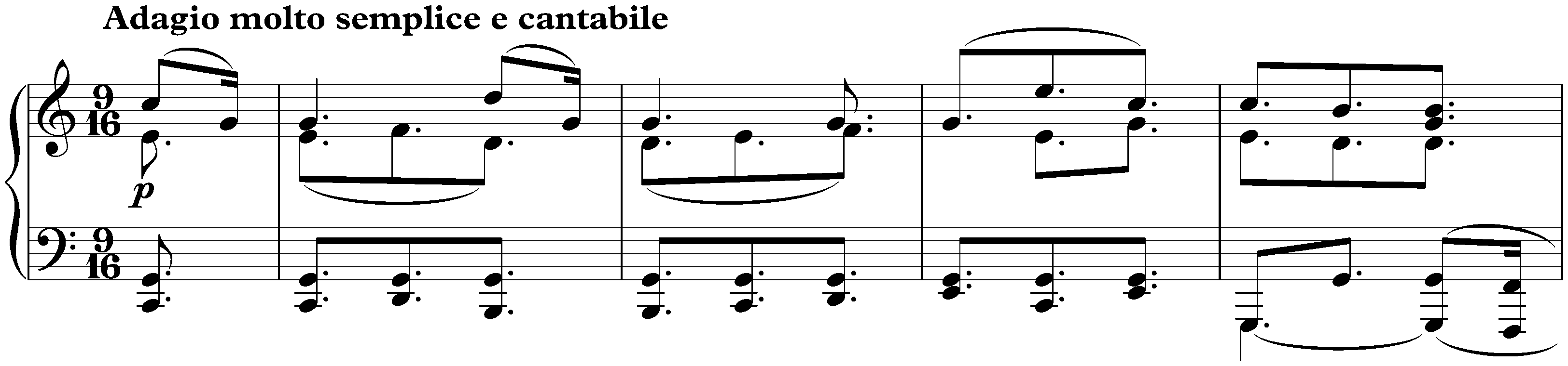 Sonata no. 32 in C minor, op. 111; 2. Arietta: Adagio molto semplice e cantabile