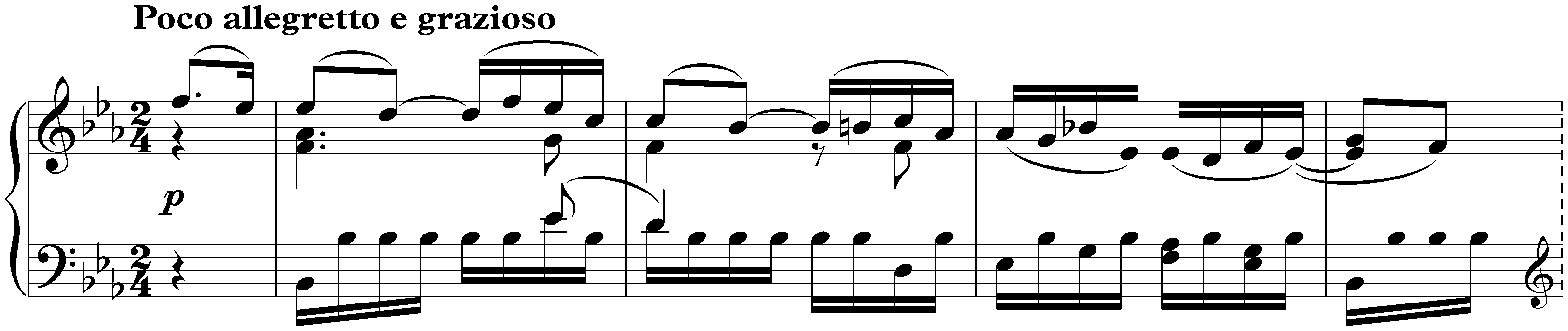 Sonata no. 4 in E-flat major, op. 7; 4. Rondo: Poco allegretto e grazioso