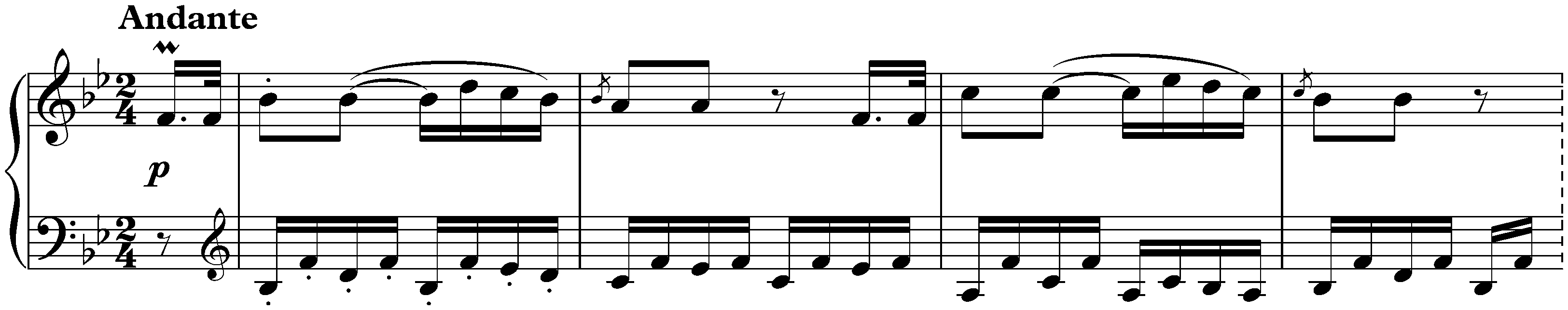 Sonata in E-flat major, WoO 47 no. 1; 2. Andante